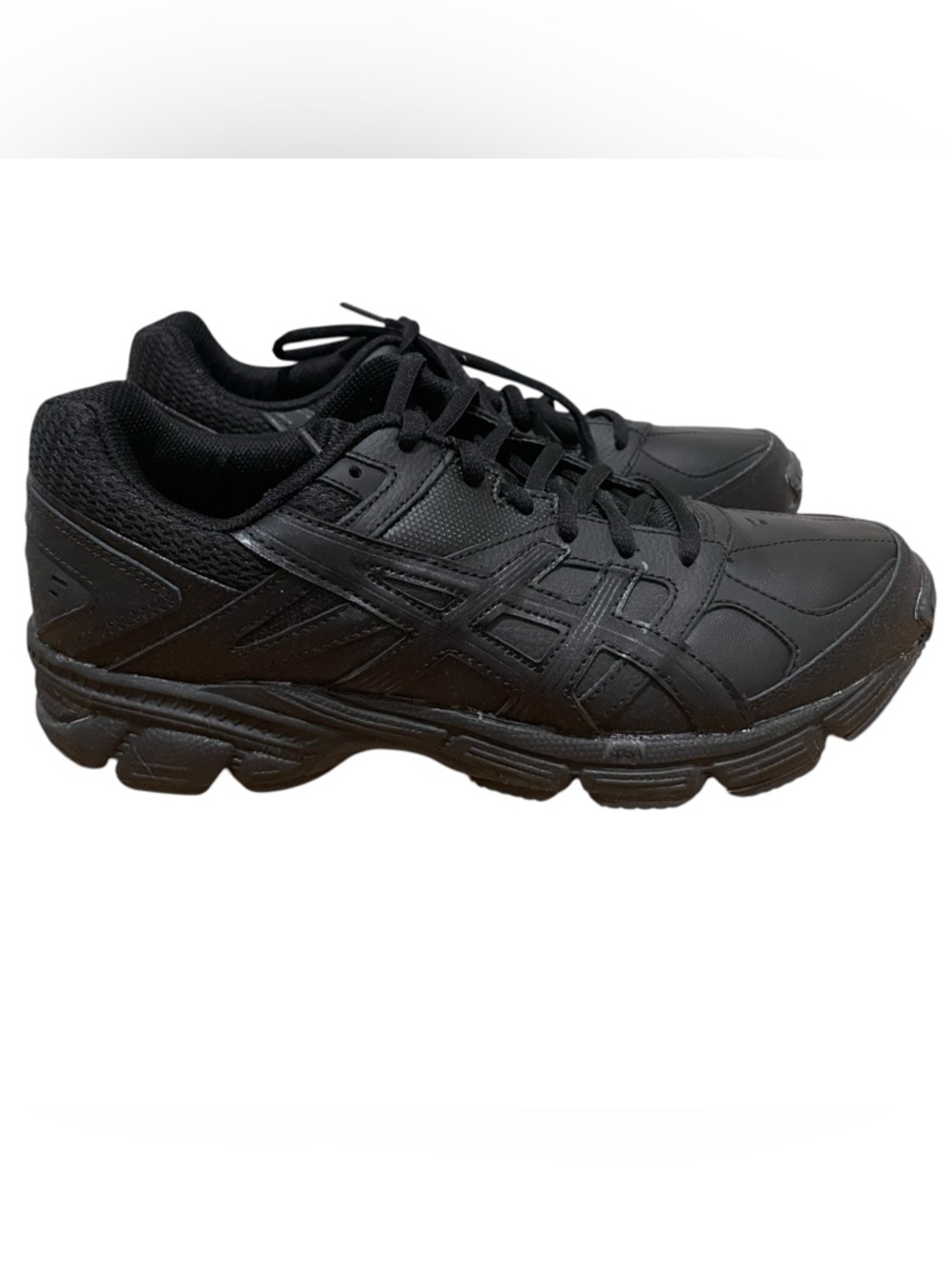 Asics Gel 190TR Black Running Training Sneakers Women Size 9.5 Wide 2E - Picture 1 of 10